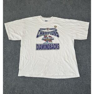 Vintage Arizona Diamondbacks 2001 World Series Champions T-Shirt Size XL EUC